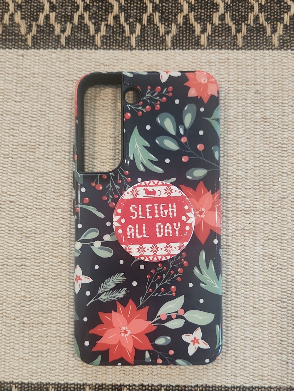 Stringberry Samsung Galaxy S22 Phone Case, "Deck The HALLS"